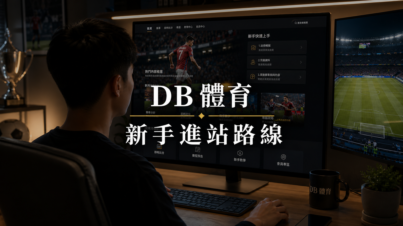 DB 體育新讀者路線:第一次進入網站應先查看哪些內容
