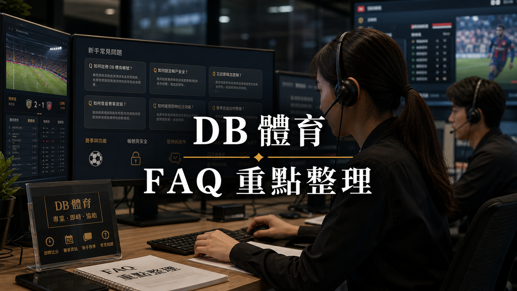 DB 體育 FAQ 頁結構：入口、註冊、儲值與世界盃問題分組