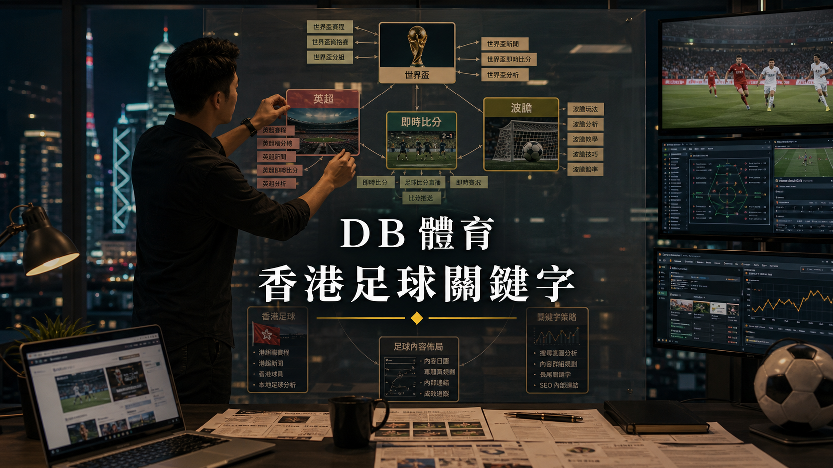 香港足球關鍵字如何佈局:世界盃、英超、波膽與即時比分