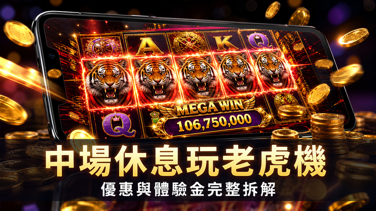 中場休息玩老虎機:優惠與體驗金完整拆解 封面圖
