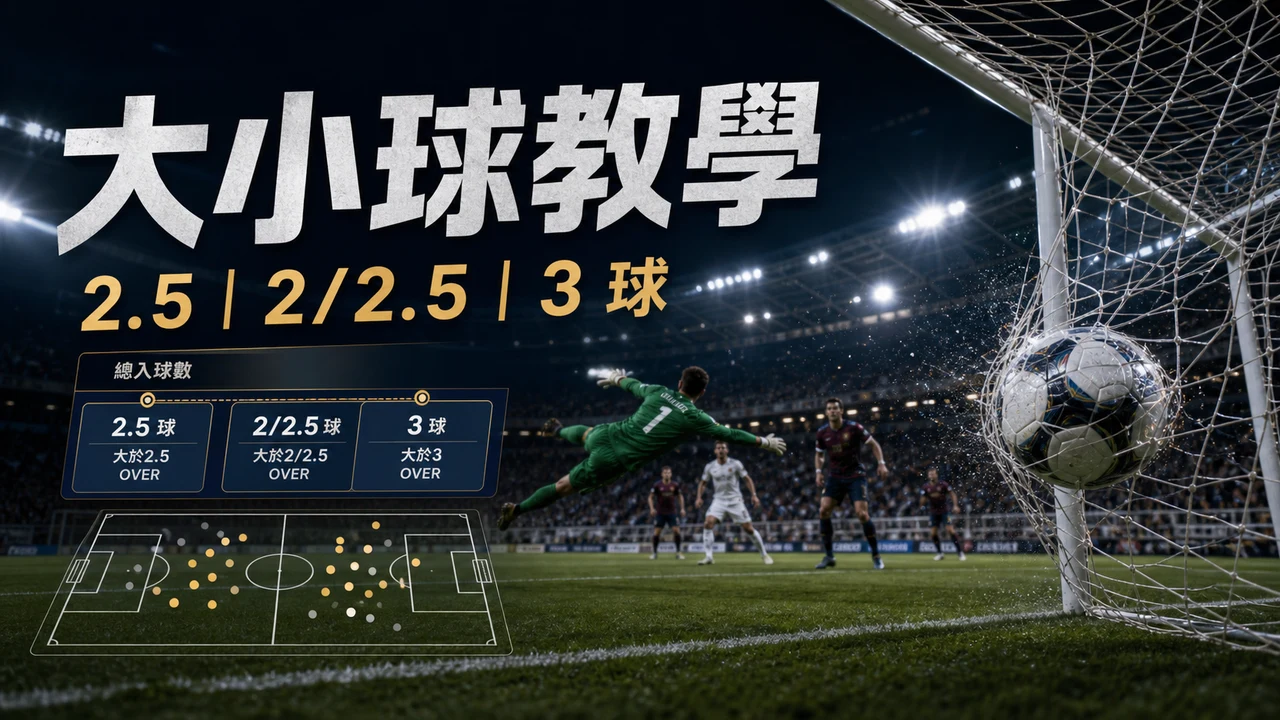 大小球是甚麼？入球大細 2.5、2/2.5、3 球計算方式