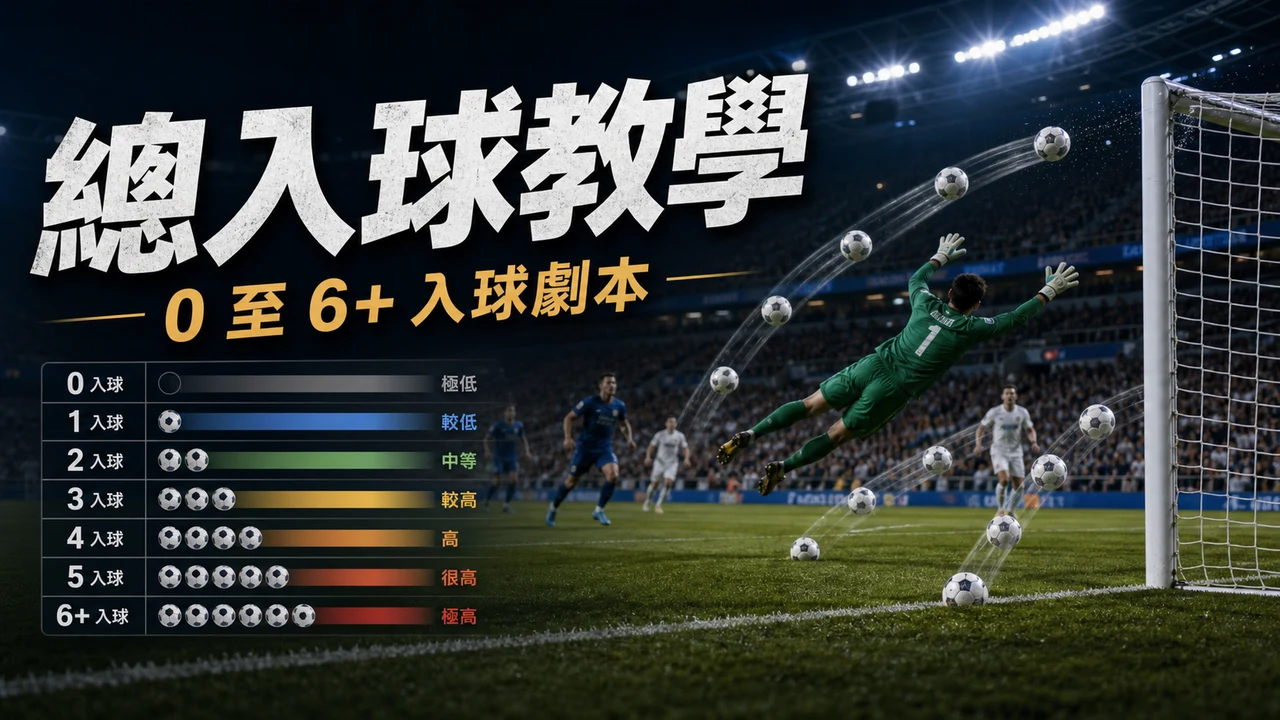 總入球是甚麼？0至6+入球玩法與比賽劇本分析