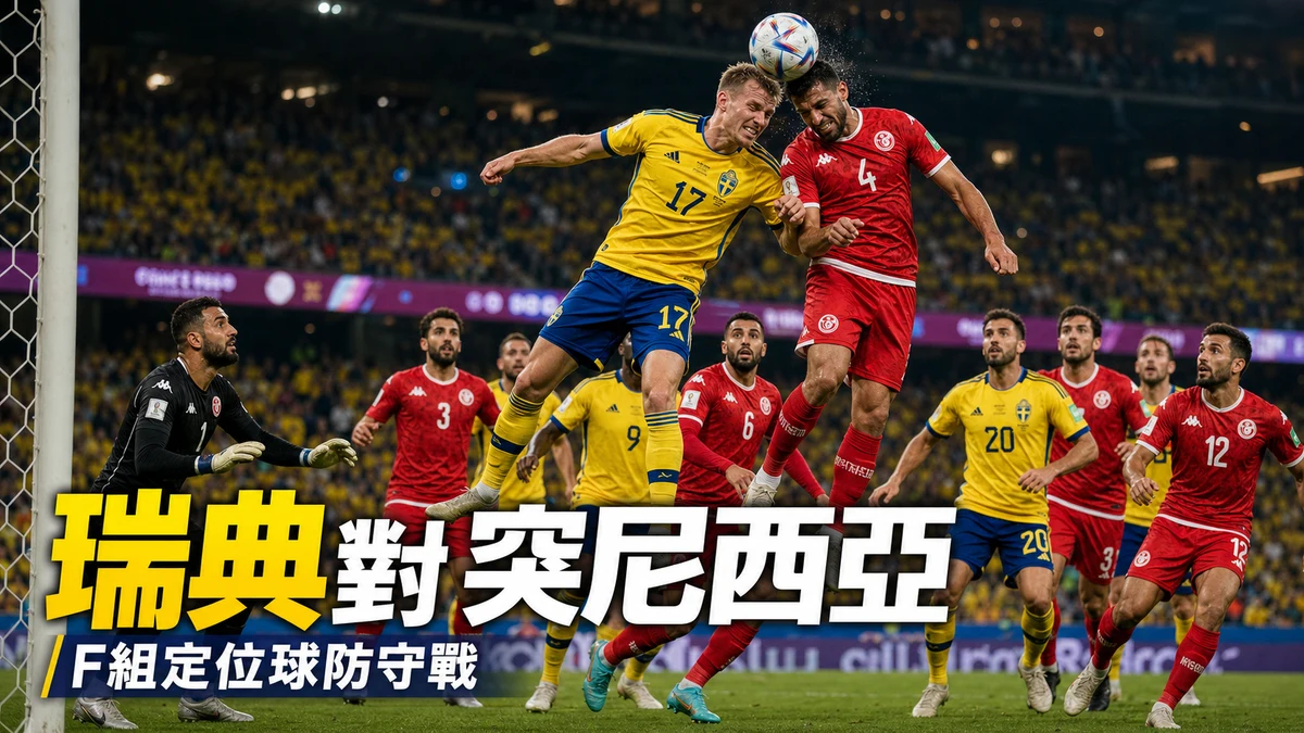 瑞典對突尼西亞前瞻：F組定位球與防守戰，香港時間與直播