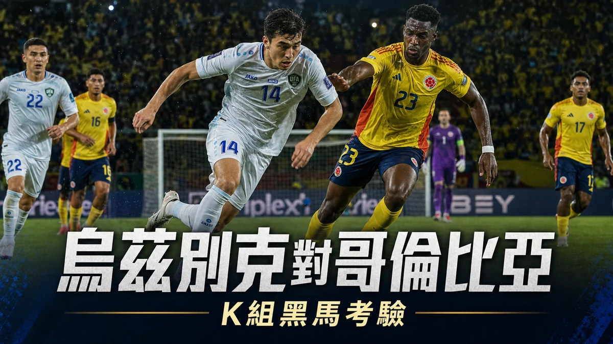 烏茲別克對哥倫比亞前瞻：K組首輪黑馬考驗，香港時間與直播