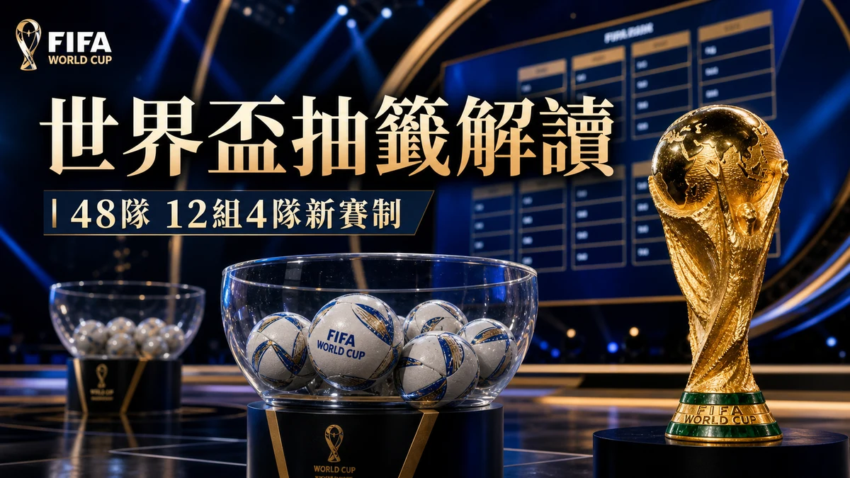 世界盃抽籤解讀：48隊如何分組與12組4隊新賽制
